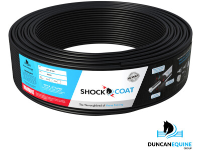 Shockcoat by Duncan Equine. Electric coated wire for horses