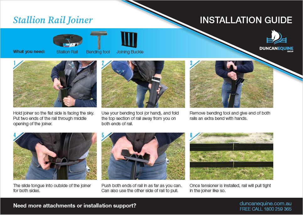 Stalion Rail installation guides