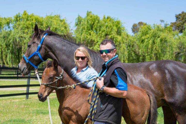 Ben Duncan with Jo Duncan Duncan Equine Group horse rail fencing
