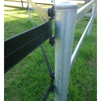 Galvanised Steel Round Strainer Post 100NB 3 m - Duncan Equine Australia