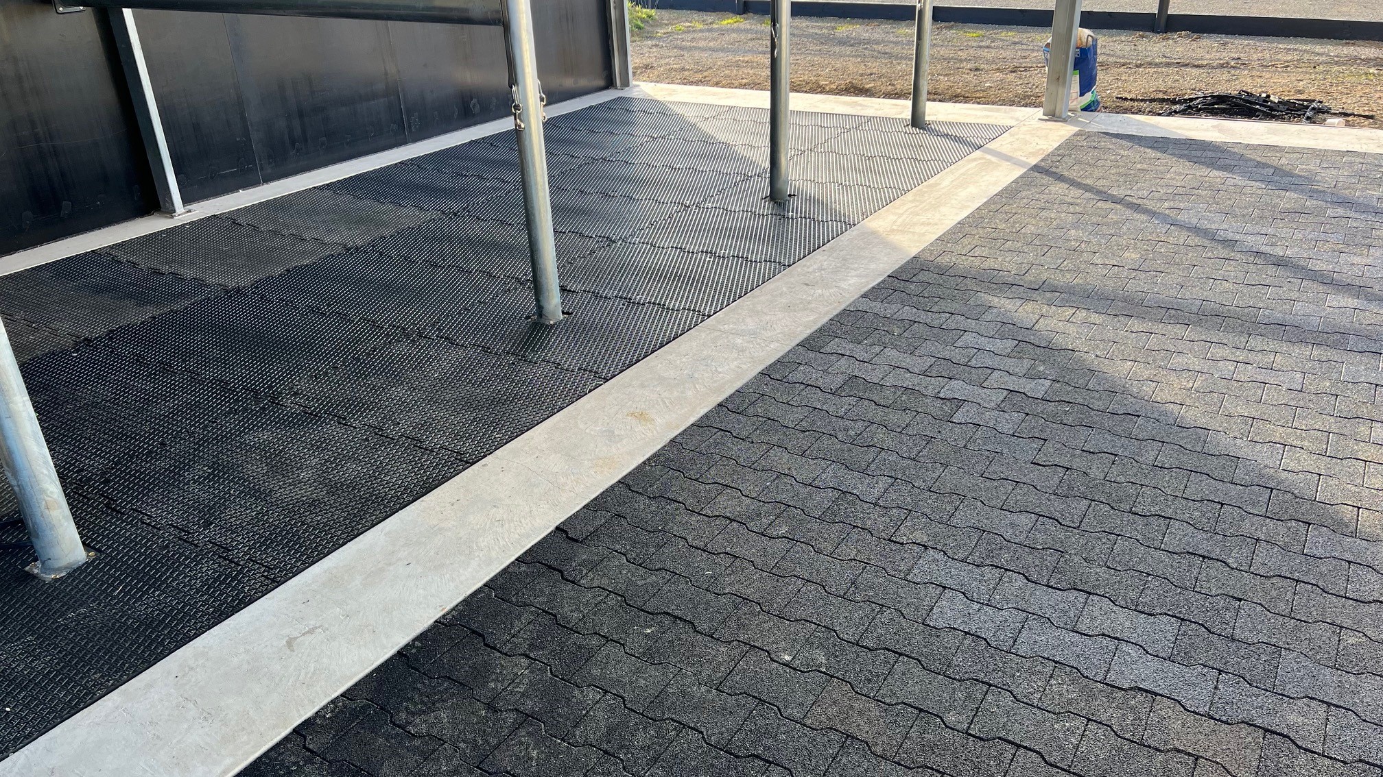 Rubber “Pavers”